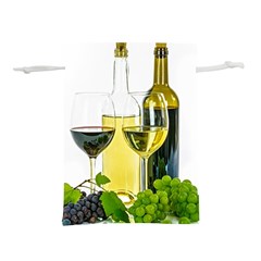 White-wine-red-wine-the-bottle Lightweight Drawstring Pouch (m) by Ket1n9