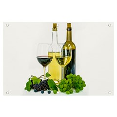 White-wine-red-wine-the-bottle Banner And Sign 6  X 4  by Ket1n9