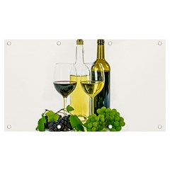 White-wine-red-wine-the-bottle Banner And Sign 7  X 4  by Ket1n9