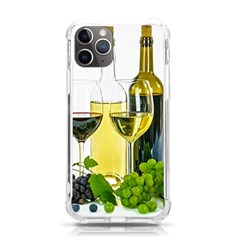 White-wine-red-wine-the-bottle Iphone 11 Pro 5 8 Inch Tpu Uv Print Case by Ket1n9