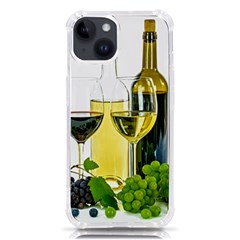 White-wine-red-wine-the-bottle Iphone 14 Tpu Uv Print Case by Ket1n9