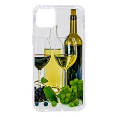 White-wine-red-wine-the-bottle Iphone 14 Plus Tpu Uv Print Case by Ket1n9