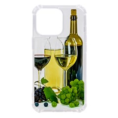 White-wine-red-wine-the-bottle Iphone 13 Pro Tpu Uv Print Case by Ket1n9