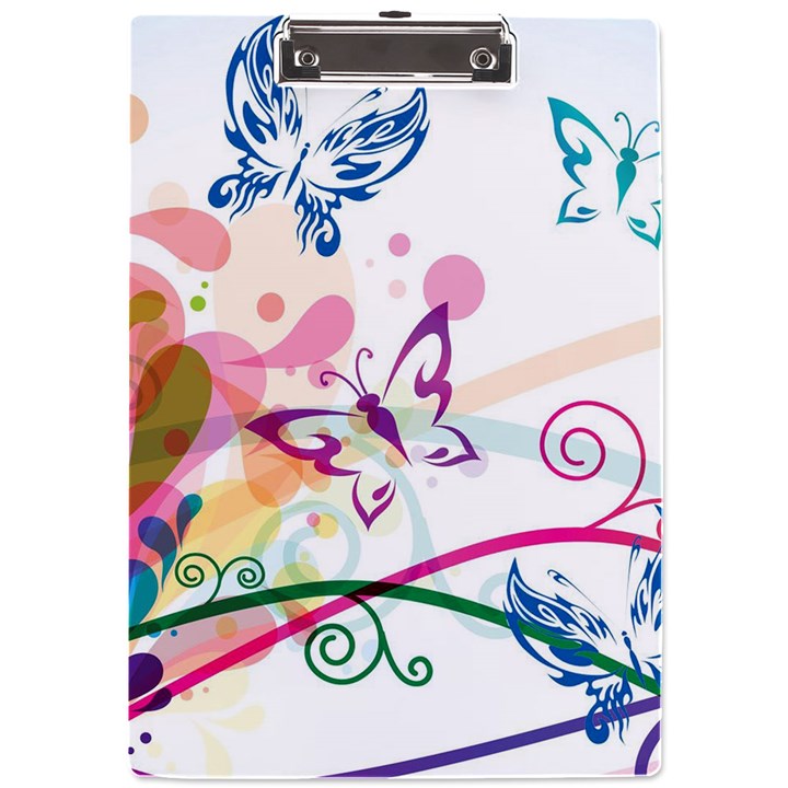 Butterfly Vector Art A4 Acrylic Clipboard