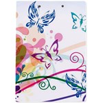 Butterfly Vector Art A4 Acrylic Clipboard Back