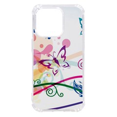 Butterfly Vector Art Iphone 14 Pro Tpu Uv Print Case by Ket1n9