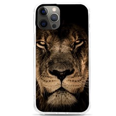 African-lion-mane-close-eyes Iphone 12 Pro Max Tpu Uv Print Case by Ket1n9