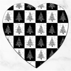 Christmas Tree Xmas Tree Jigsaw Puzzle (heart) by Ket1n9