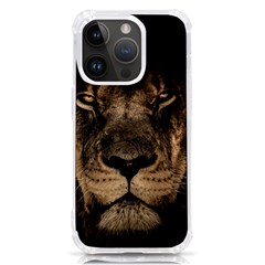 African-lion-mane-close-eyes Iphone 14 Pro Tpu Uv Print Case by Ket1n9