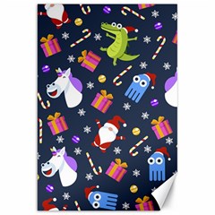 Colorful Funny Christmas Pattern Canvas 20  X 30  by Ket1n9