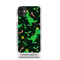 Christmas Funny Pattern Dinosaurs Iphone 11 Tpu Uv Print Case by Ket1n9