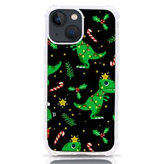 Christmas Funny Pattern Dinosaurs Iphone 13 Mini Tpu Uv Print Case by Ket1n9