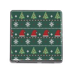 Beautiful Knitted Christmas Pattern Memory Card Reader (square 5 Slot) by Ket1n9