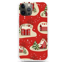 Christmas New Year Seamless Pattern Iphone 12 Pro Max Tpu Uv Print Case by Ket1n9