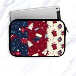 Flat Design Christmas Pattern Collection Art Apple iPad Mini Zipper Cases Front