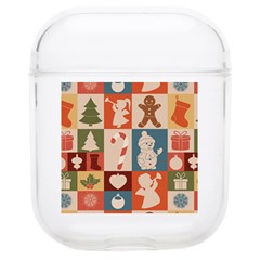 Cute Christmas Seamless Pattern Vector  - Airpods 1/2 Case by Ket1n9