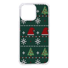 Beautiful Knitted Christmas Pattern Iphone 14 Pro Max Tpu Uv Print Case by Ket1n9