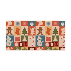 Cute Christmas Seamless Pattern Vector  - Yoga Headband by Ket1n9