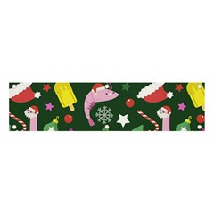 Dinosaur Colorful Funny Christmas Pattern Banner And Sign 4  X 1  by Ket1n9