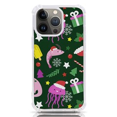 Dinosaur Colorful Funny Christmas Pattern Iphone 13 Pro Tpu Uv Print Case by Ket1n9