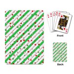 Christmas Paper Stars Pattern Texture Background Colorful Colors Seamless Playing Cards Single Design (Rectangle) Back