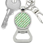 Christmas Paper Stars Pattern Texture Background Colorful Colors Seamless Bottle Opener Key Chain Front