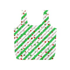 Christmas Paper Stars Pattern Texture Background Colorful Colors Seamless Full Print Recycle Bag (s) by Ket1n9