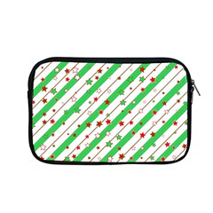 Christmas Paper Stars Pattern Texture Background Colorful Colors Seamless Apple Macbook Pro 13  Zipper Case by Ket1n9