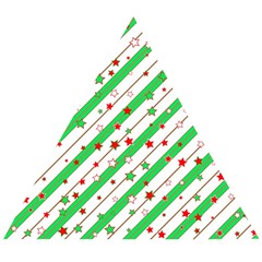 Christmas Paper Stars Pattern Texture Background Colorful Colors Seamless Wooden Puzzle Triangle by Ket1n9