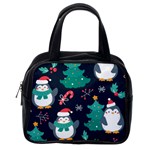 Colorful Funny Christmas Pattern Classic Handbag (Two Sides) Back