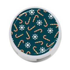 Christmas Seamless Pattern With Candies Snowflakes 4-port Usb Hub (two Sides) by Ket1n9