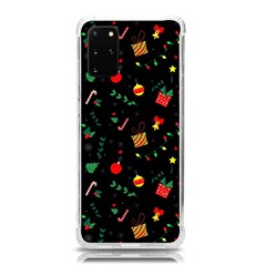 Christmas Pattern Texture Colorful Wallpaper Samsung Galaxy S20plus 6 7 Inch Tpu Uv Case by Ket1n9