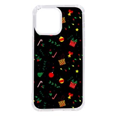 Christmas Pattern Texture Colorful Wallpaper Iphone 14 Pro Max Tpu Uv Print Case by Ket1n9