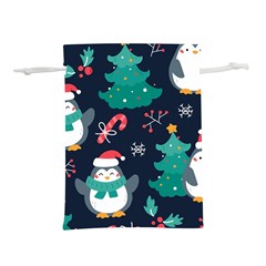 Colorful Funny Christmas Pattern Lightweight Drawstring Pouch (s) by Ket1n9