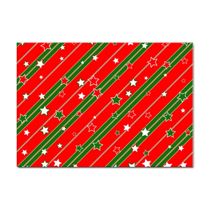 Christmas Paper Star Texture Sticker A4 (100 pack)