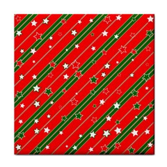 Christmas Paper Star Texture Face Towel by Ket1n9