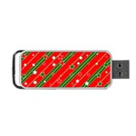 Christmas Paper Star Texture Portable USB Flash (Two Sides) Front