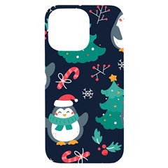 Colorful Funny Christmas Pattern Iphone 14 Pro Max Black Uv Print Case by Ket1n9