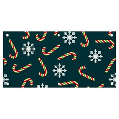 Christmas Seamless Pattern With Candies Snowflakes Banner And Sign 6  X 3  by Ket1n9