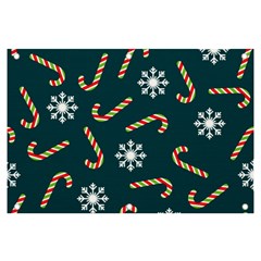 Christmas Seamless Pattern With Candies Snowflakes Banner And Sign 6  X 4  by Ket1n9