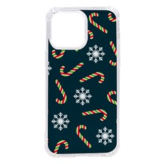 Christmas Seamless Pattern With Candies Snowflakes Iphone 14 Pro Max Tpu Uv Print Case by Ket1n9