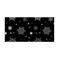 Christmas Snowflake Seamless Pattern With Tiled Falling Snow Yoga Headband by Ket1n9