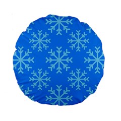 Holiday Celebration Decoration Background Christmas Standard 15  Premium Round Cushions by Ket1n9