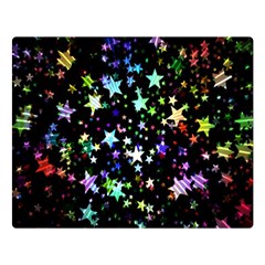 Christmas Star Gloss Lights Light Premium Plush Fleece Blanket (Large)