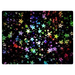 Christmas Star Gloss Lights Light Two Sides Premium Plush Fleece Blanket (Extra Small)