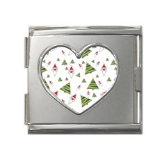 Christmas-santa-claus-decoration Mega Link Heart Italian Charm (18mm) by Ket1n9