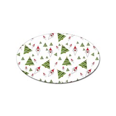 Christmas-santa-claus-decoration Sticker (oval) by Ket1n9