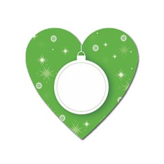 Christmas-bauble-ball Heart Magnet by Ket1n9