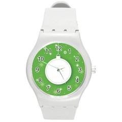 Christmas-bauble-ball Round Plastic Sport Watch (m) by Ket1n9