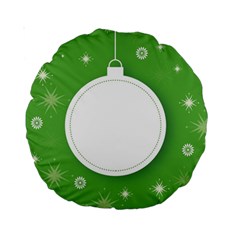 Christmas-bauble-ball Standard 15  Premium Round Cushions by Ket1n9